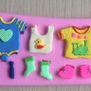 Form of silicone children&#39;s clothing