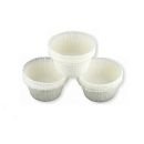 White paper cups 5 cm
