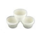 White paper cups 5 cm 100 pcs