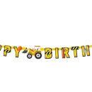 Girlanda Happy Birthday Stavbař