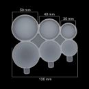 Mold silicone lollipop circle 3 sizes