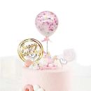 Punch - balloon with silver confetti