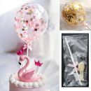Punch - balloon with silver confetti