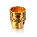 Gold paper cups 50 pcs