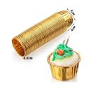 Gold paper cups 50 pcs