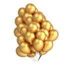 Balóny metalické zlaté 50 ks