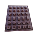 Mold silicone praline 6 types 30 pcs