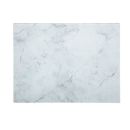 Taca z wzorem białego marmuru - szkło hartowane - 40x30 cm