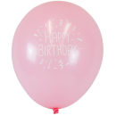 Girlanda balóny bielo-ružovo-zlaté 51 ks