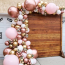 Garland balloons pink-gold 148 pcs