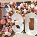 Garland balloons pink-gold 148 pcs