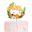 Zápich Happy Birthday zvířátka ZOO