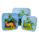 Kinder-Snackbox-Set Dinosaurus UH 4-tlg