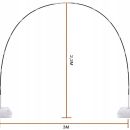 Set Frame for arched gate + pump