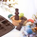 Mold silicone bunny 6 pcs