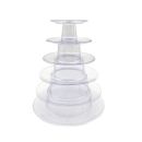 6-tier macaroon stand