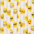 Paper smiley straws 10 pcs