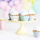 Unicorn muffin edges 6 pcs