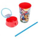 Paw Patrol Becher mit Strohhalm 400 ml