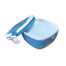 Frozen Anna and Elsa snack box blue-grey