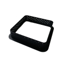 Perforated tartlet molds, square, 6 pcs.
