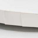 Cake mat extra thick white 35 cm with decorative border