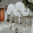 Balloon white ball XXL