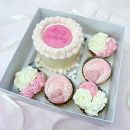 Box for muffins and cake 23 x 23 x 10 cm