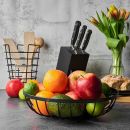 Fruit basket black 30 x 8.5 cm