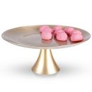 Tortatartó arany üvegláb