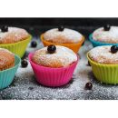 Silikonformen für Muffins 6 Stk