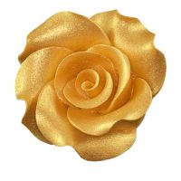 Ruža veľká XL zlatá