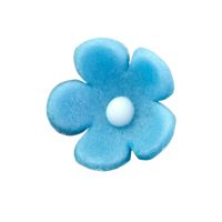 Mini hellblaue Blume