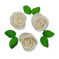 Rose large set white 9 pcs