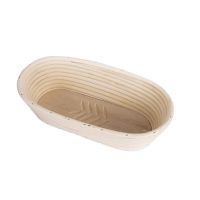 Oval rattan rug 32x15x9 cm - leaves