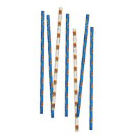 Paper straws Požiarnik Sam 80 pcs