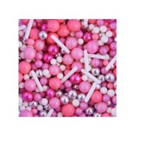 Perlen rosa Mischung, 50 g