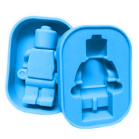 Mold silicone lego figure, 9.5 cm