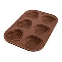 Foremka do serc silikonowych 6 szt