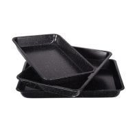 Baking tray metal set of 3 pcs