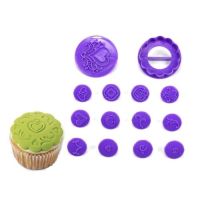 Sada na zdobení muffinů - srdce 12 ks