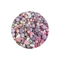 Sprinkle pink-white-purple mix 60 g