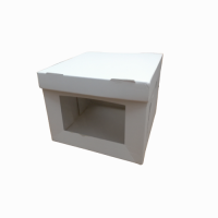 Cake box with window 34 x 34 x 27 cm