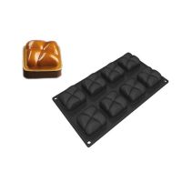 Square silicone mold 8 pcs