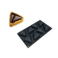 Form silicone triangle 8 pcs