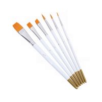 Set of 6 decorating brushes