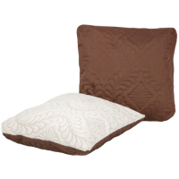 Bed sheet Vigo cream-brown 40x40 cm