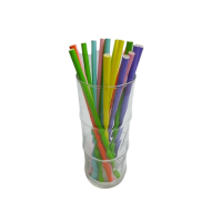 Paper straws thick mix 200 pcs