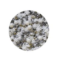 Sprinkle Frozen white silver 50g