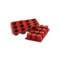 Mold silicone cylinder 12 pcs